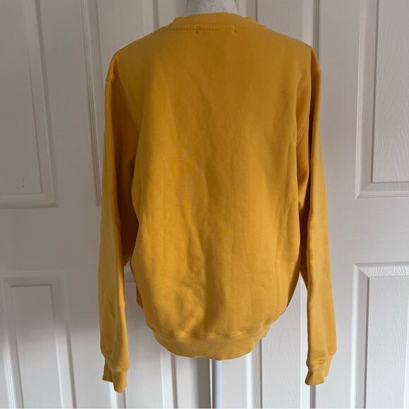 Madhappy Tokyo Limited Edition Yellow Gold Crewneck Sweatshirt Unisex Medium NEW - Picture 3 of 5